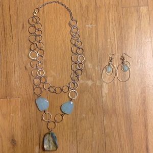 Necklace with Matching Earrings